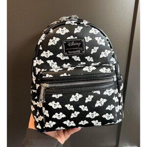 🆕Loungefly Disney Disney Totally Batty Mickey Mouse Bat AOP Mini Backpack Purse